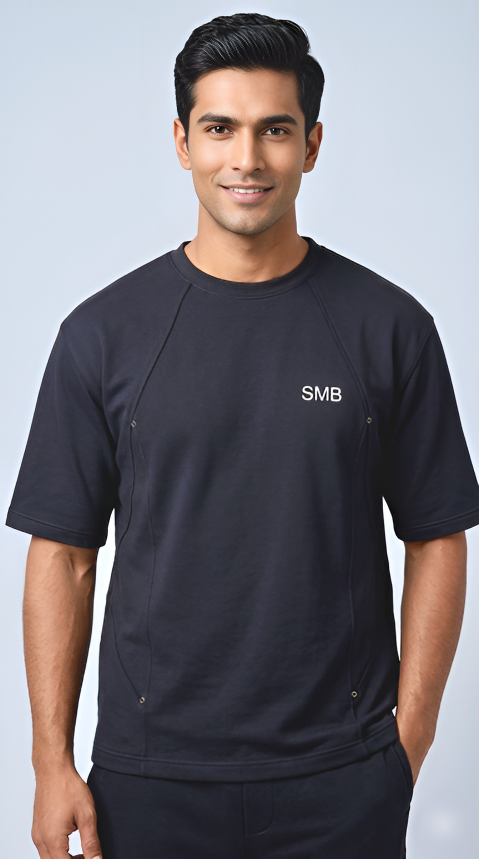 STYLISH KOREAN OVERSIZE TSHIRT BLACK